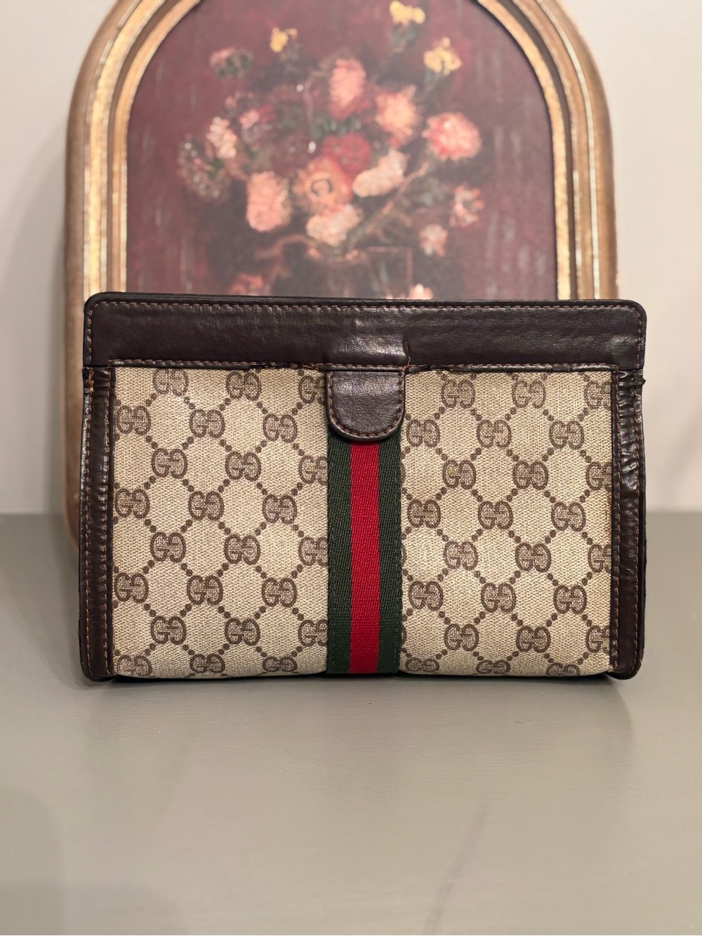 Vintage Gucci GG supreme Sherryline Clutch - Picture 4 of 10